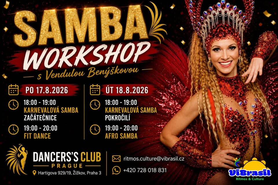 SAMBA WORKSHOPS 17.-18. 8. 2026
