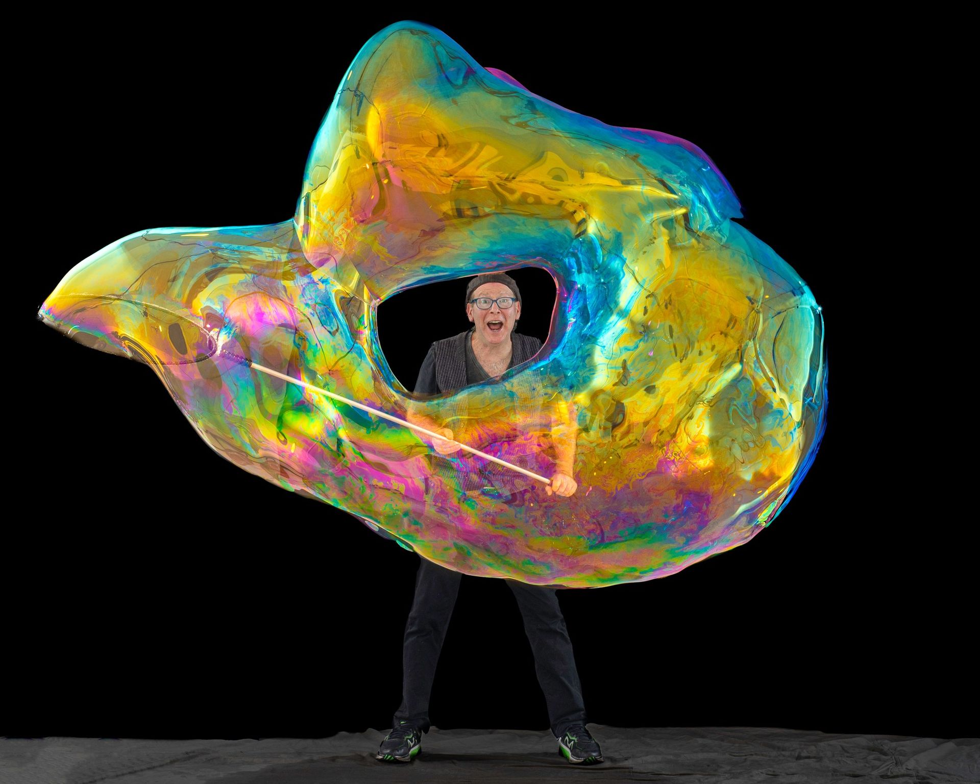 Amazing Bubble Man at Portland's Alberta Rose Theatre