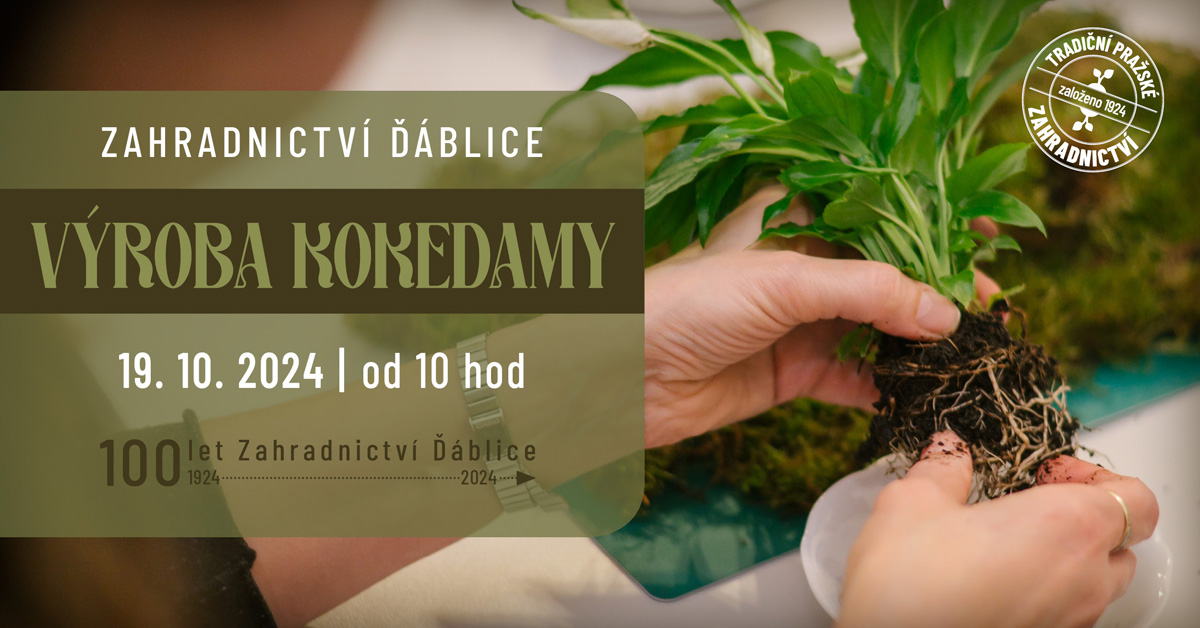 Workshopy v Zahradnictví Ďáblice: Výroba kokedamy