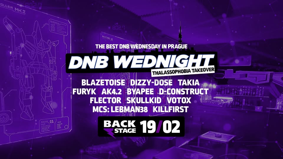 DNB Wednight - Thalassophobia Takeover | 19.2.25 | Backstage - Secret Pub