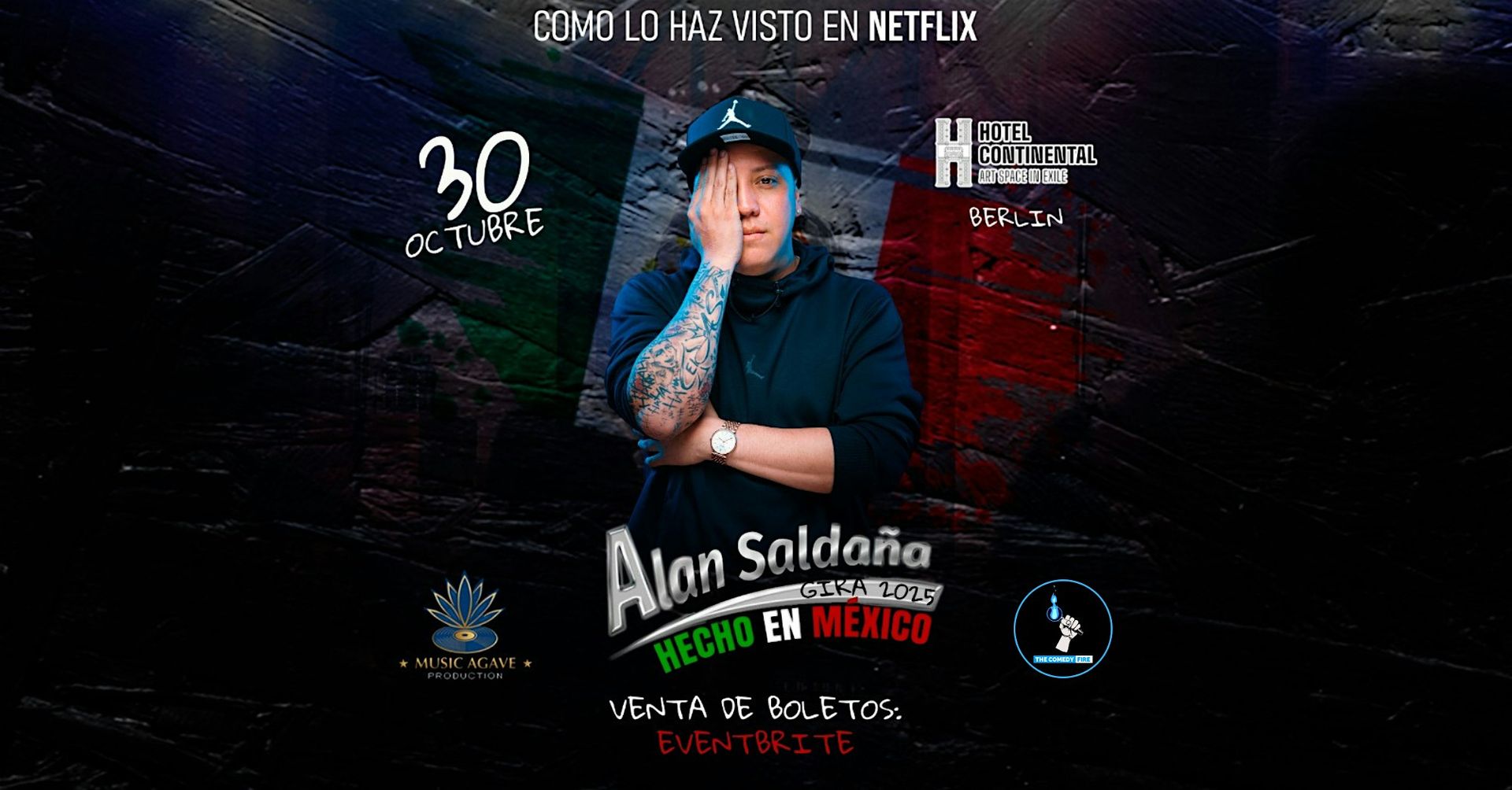 Alan Saldaña en Berlín | Comedia stand-up en Español | ÚNICA FECHA