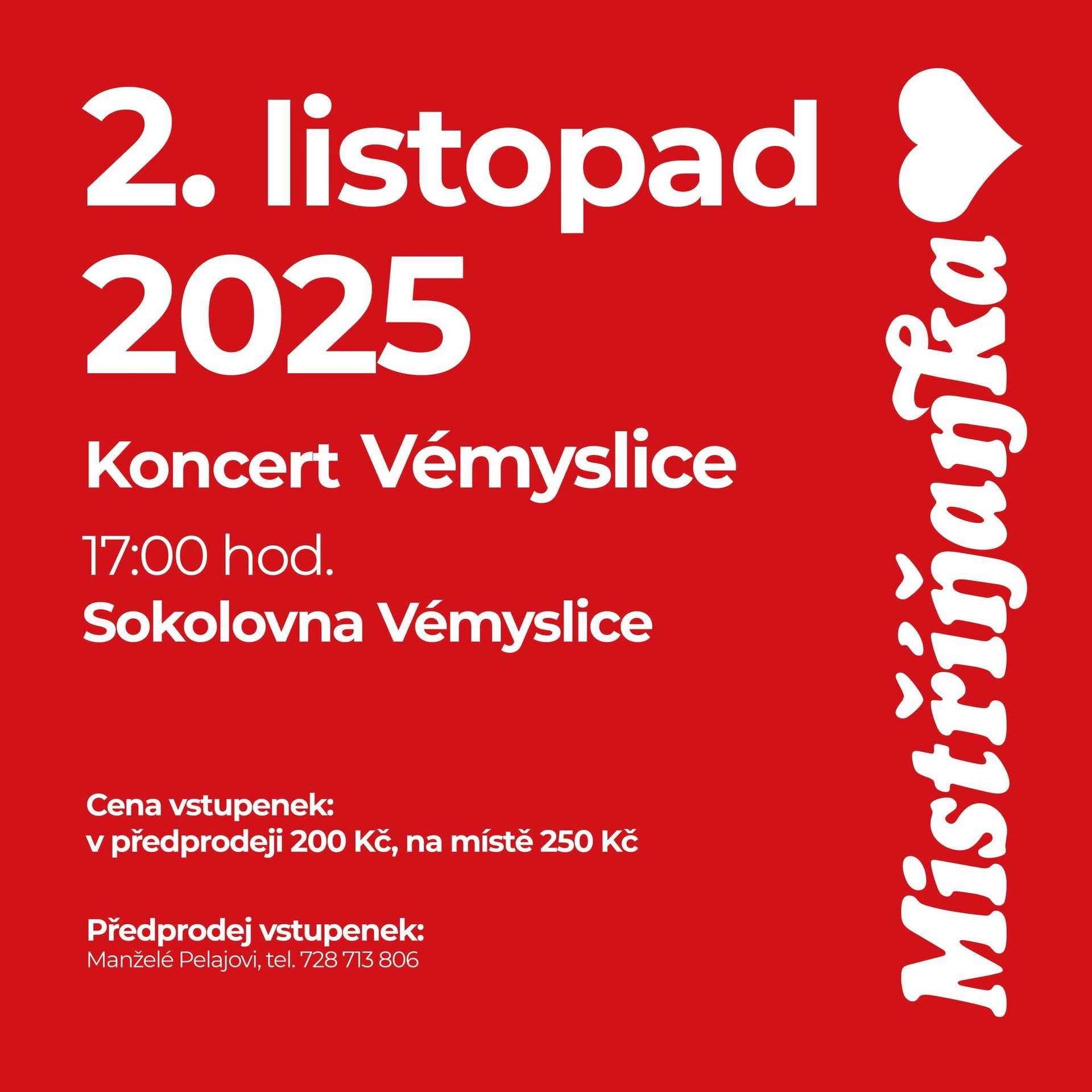 MISTŘÍŇANKA - KONCERT VÉMYSLICE