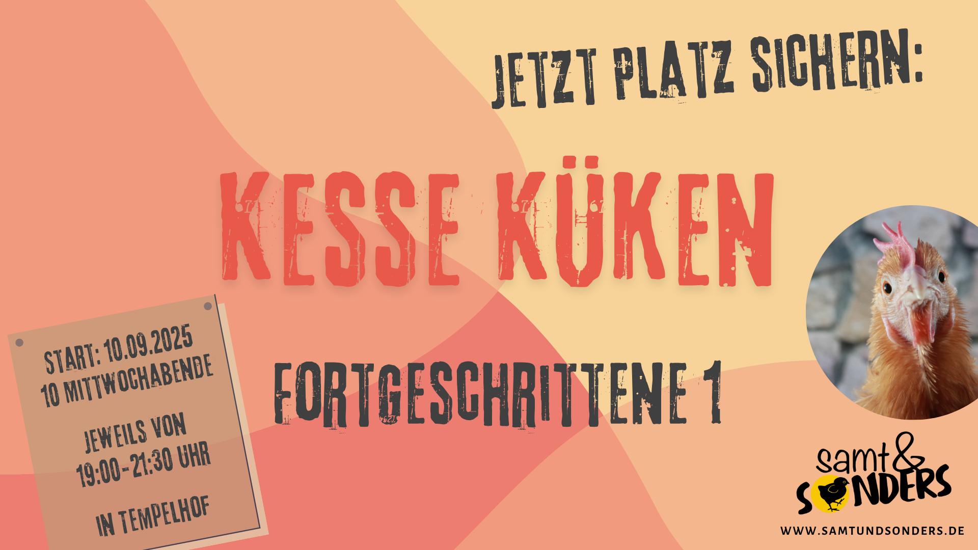 Workshop für Fortgeschrittene 1: KESSE KÜKEN