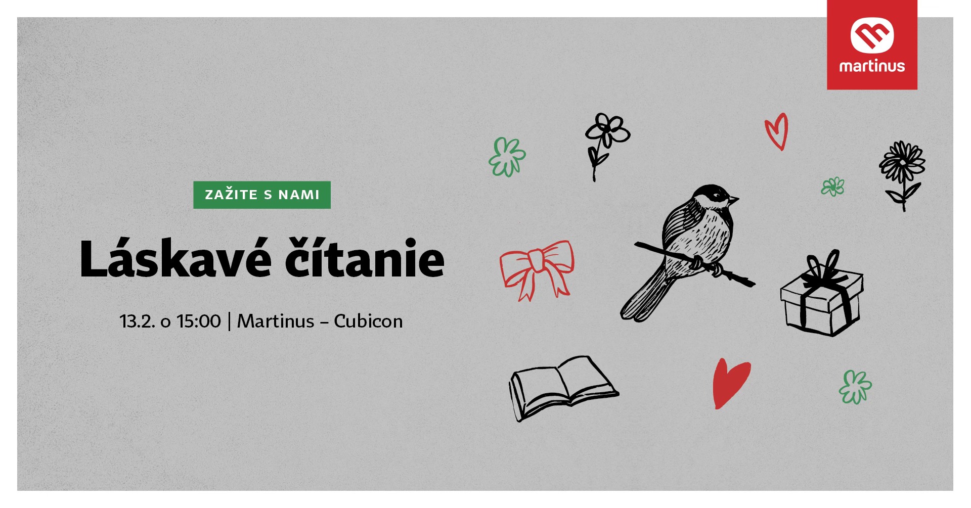 Láskavé čítanie v Cubicone