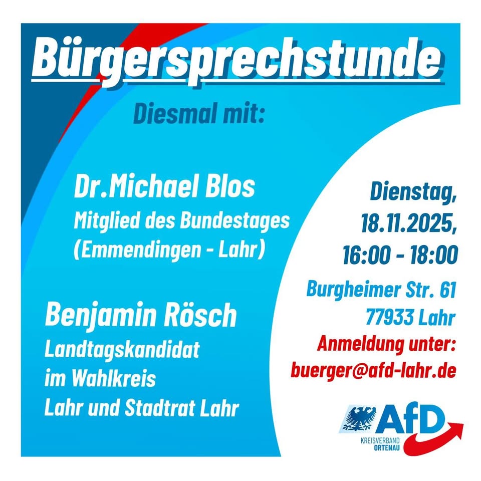 Bürgersprechstunde