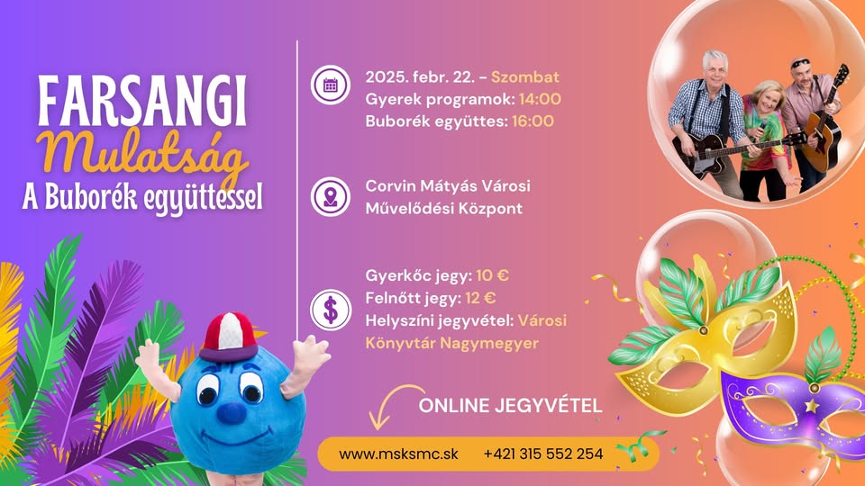 Farsangi Mulatság A Buborék Együttessel