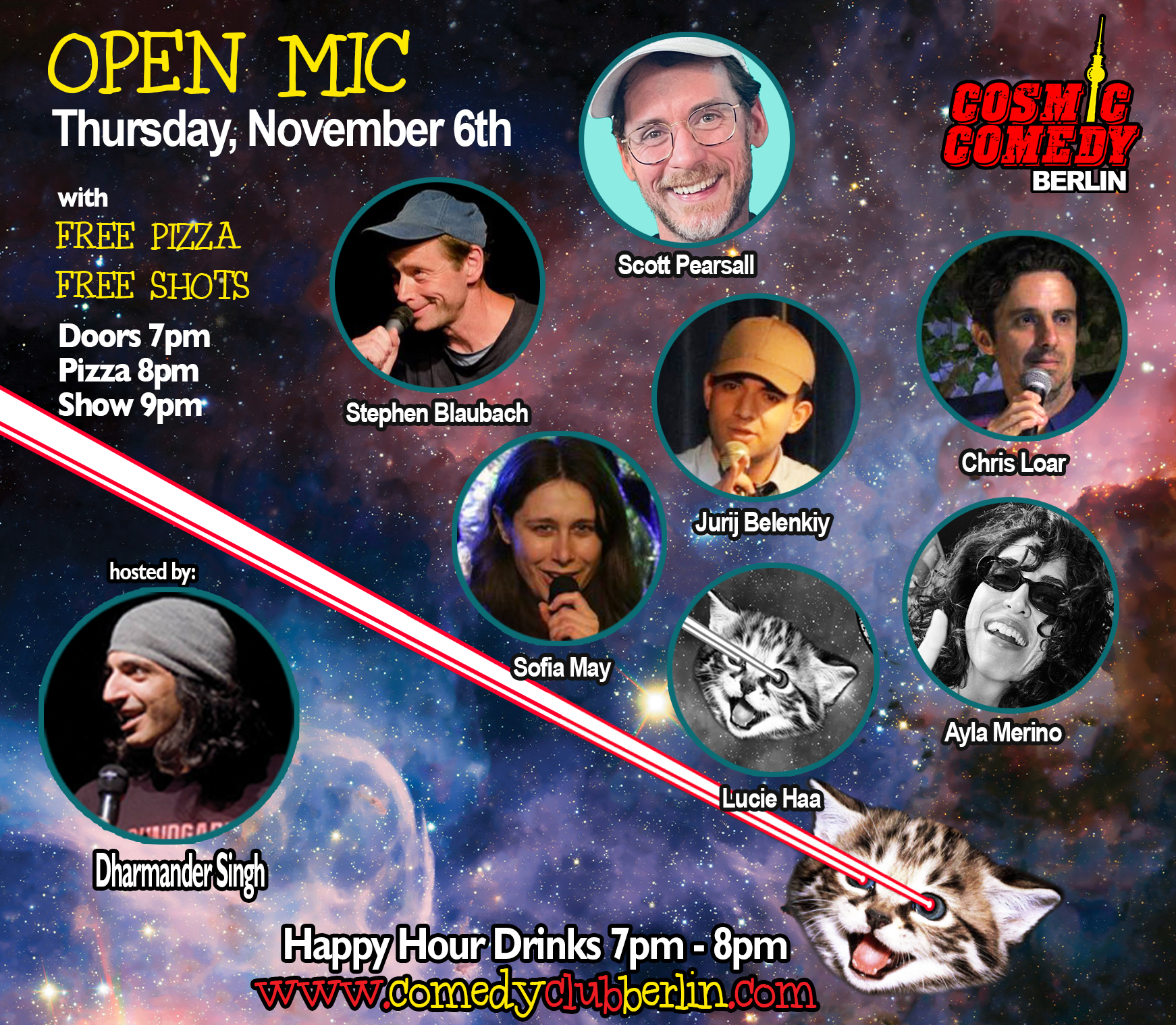 Cosmic Comedy Berlin OPEN-MIC THURSDAY