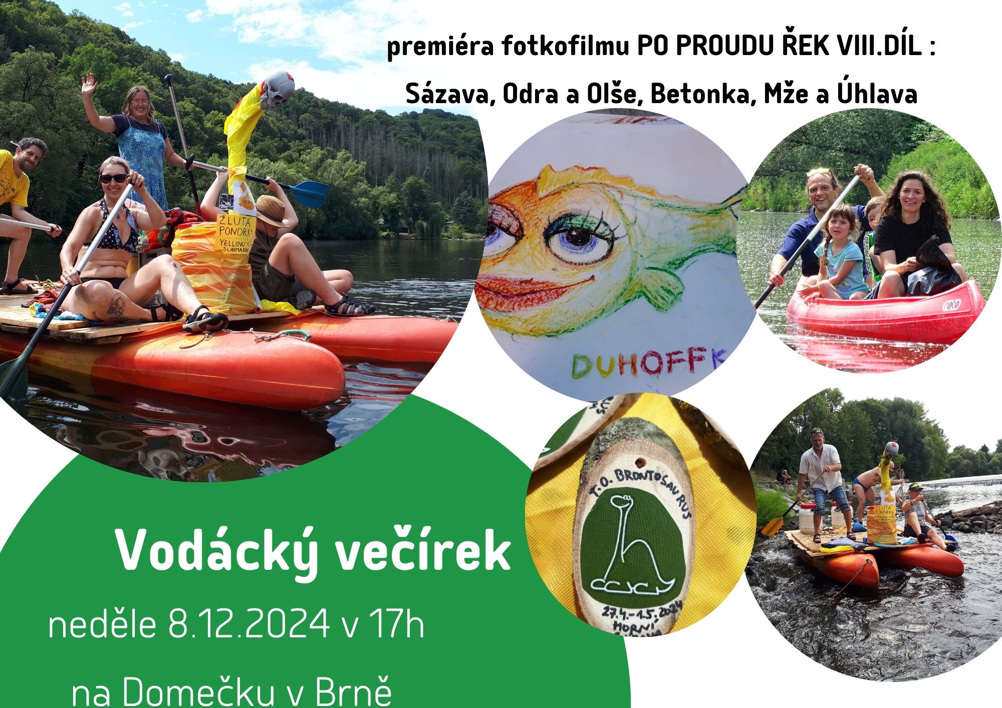 Vodácký večírek na  Domečku