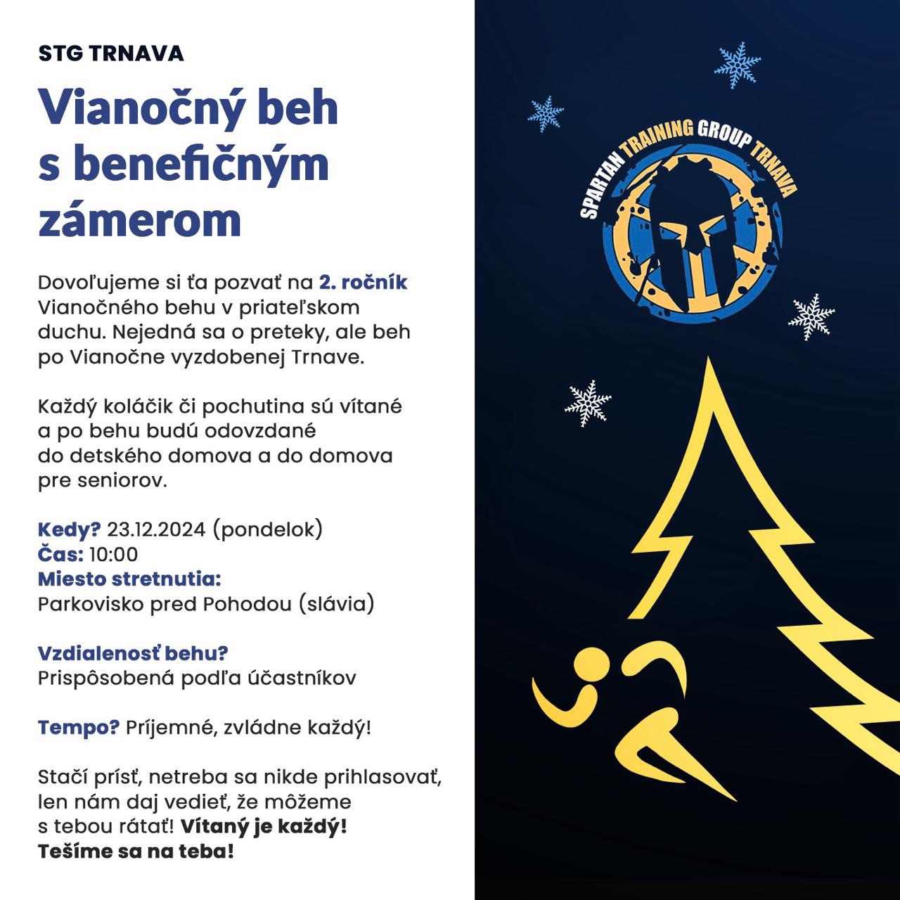 Vianočný beh s benefičným zámerom🎄❤️