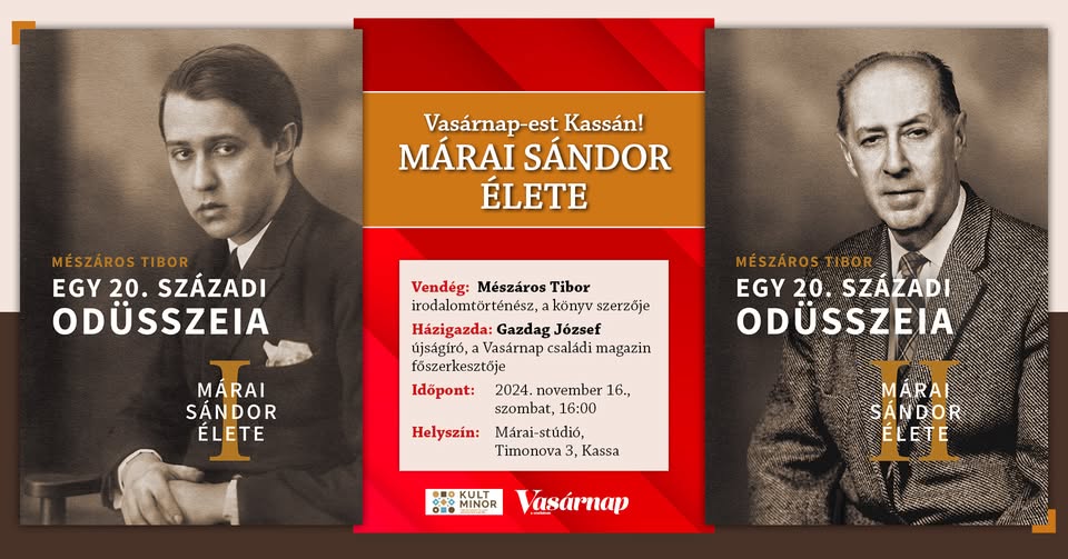 Márai Sándor élete / Vasárnap-est Kassán