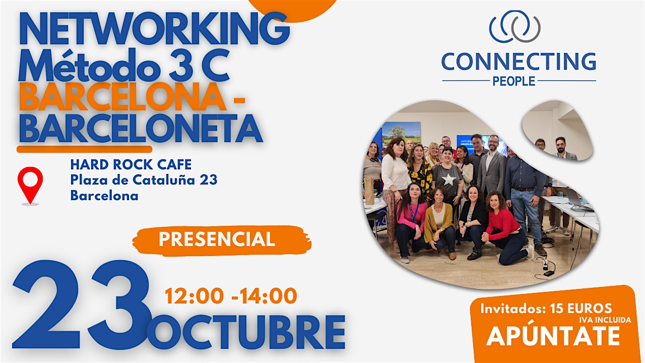 NETWORKING BARCELONA  PRESENCIAL - Connecting People Octubre