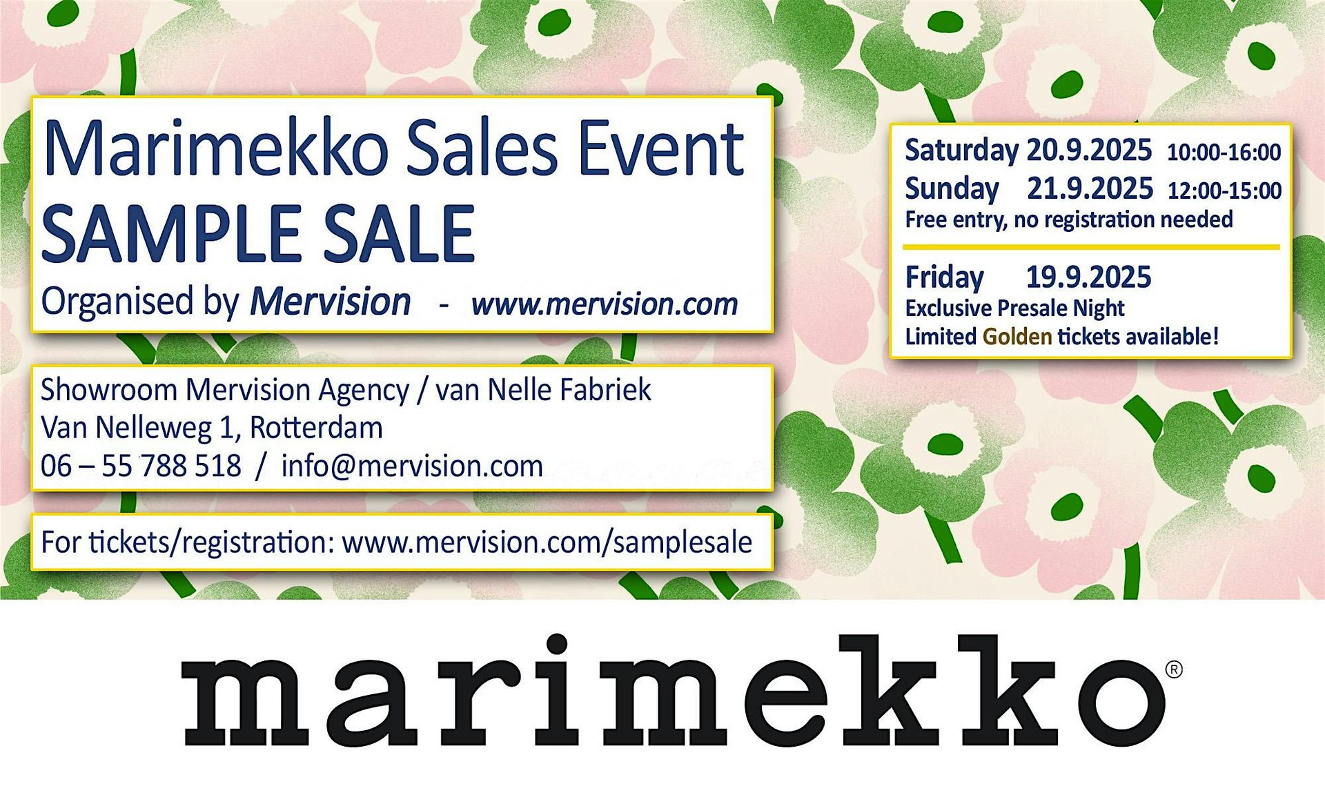 Marimekko Sample Sale 2025
