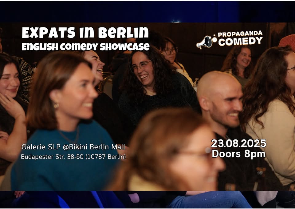EXPATS in Berlin Special - English Comedy Showcase at Bikini Berlin Mall (+FREE Shots)