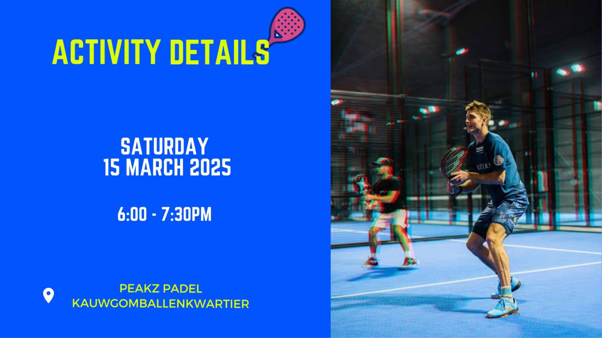 Padel Session with High 5 (FULL)