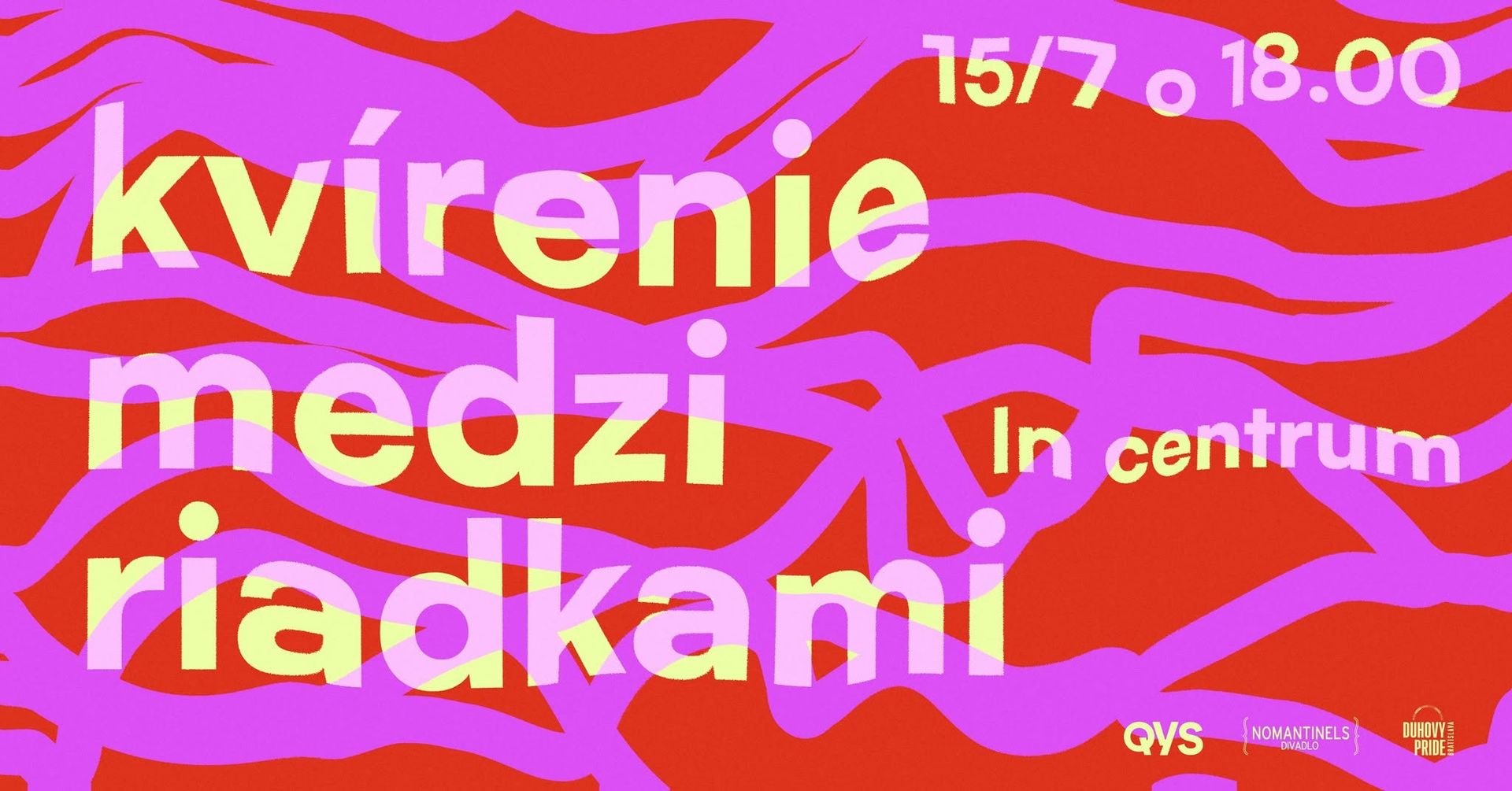 PRIDE mesiac: QYS x Dúhový PRIDE: Kvírenie medzi riadkami