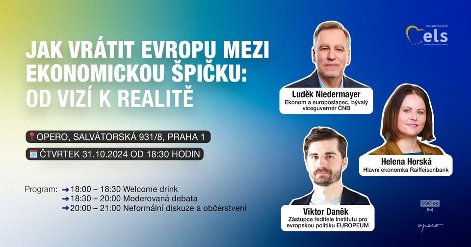 Jak vrátit Evropu mezi ekonomickou špičku: od vizí k realitě