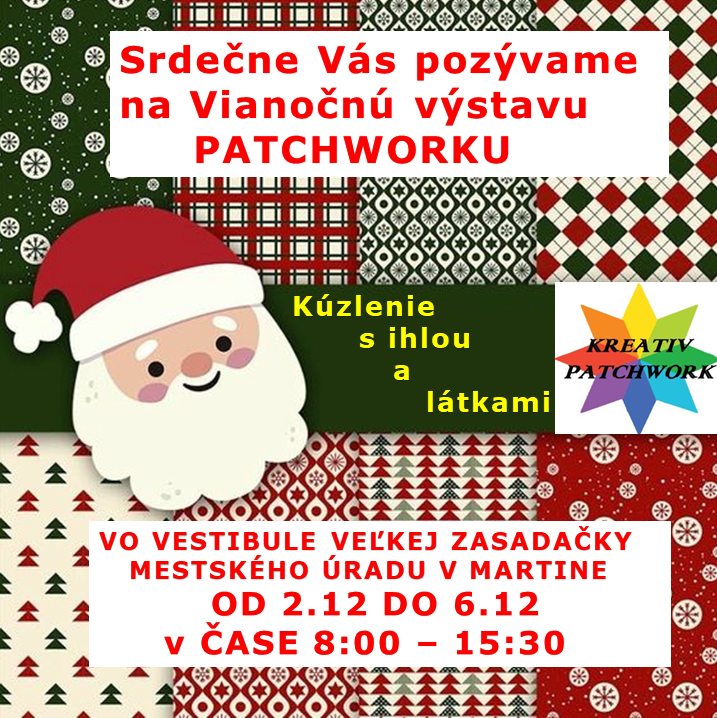Vianočná výstava Kúzlenie s ihlou a látkami