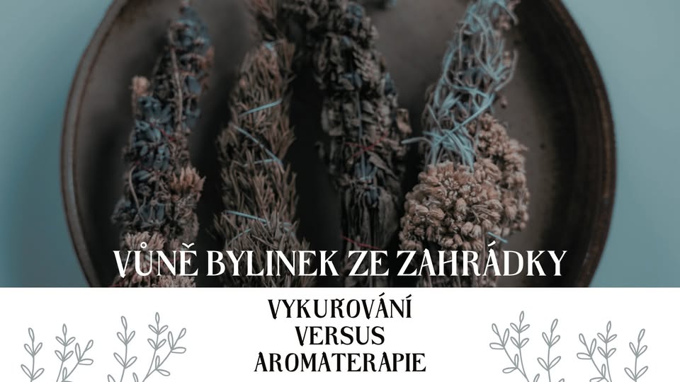 Vykuřování versus Aromaterapie - Vůně bylinek ze zahrádky