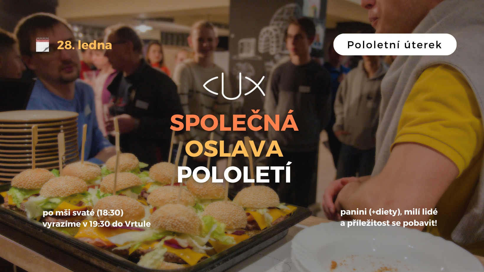Pololetní Úterek: setkání, panini, hry a pohoda