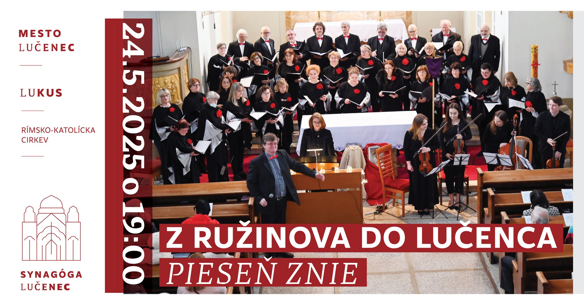 Koncert speváckeho zboru Cantus - Z Ružinova do Lučenca pieseň znie