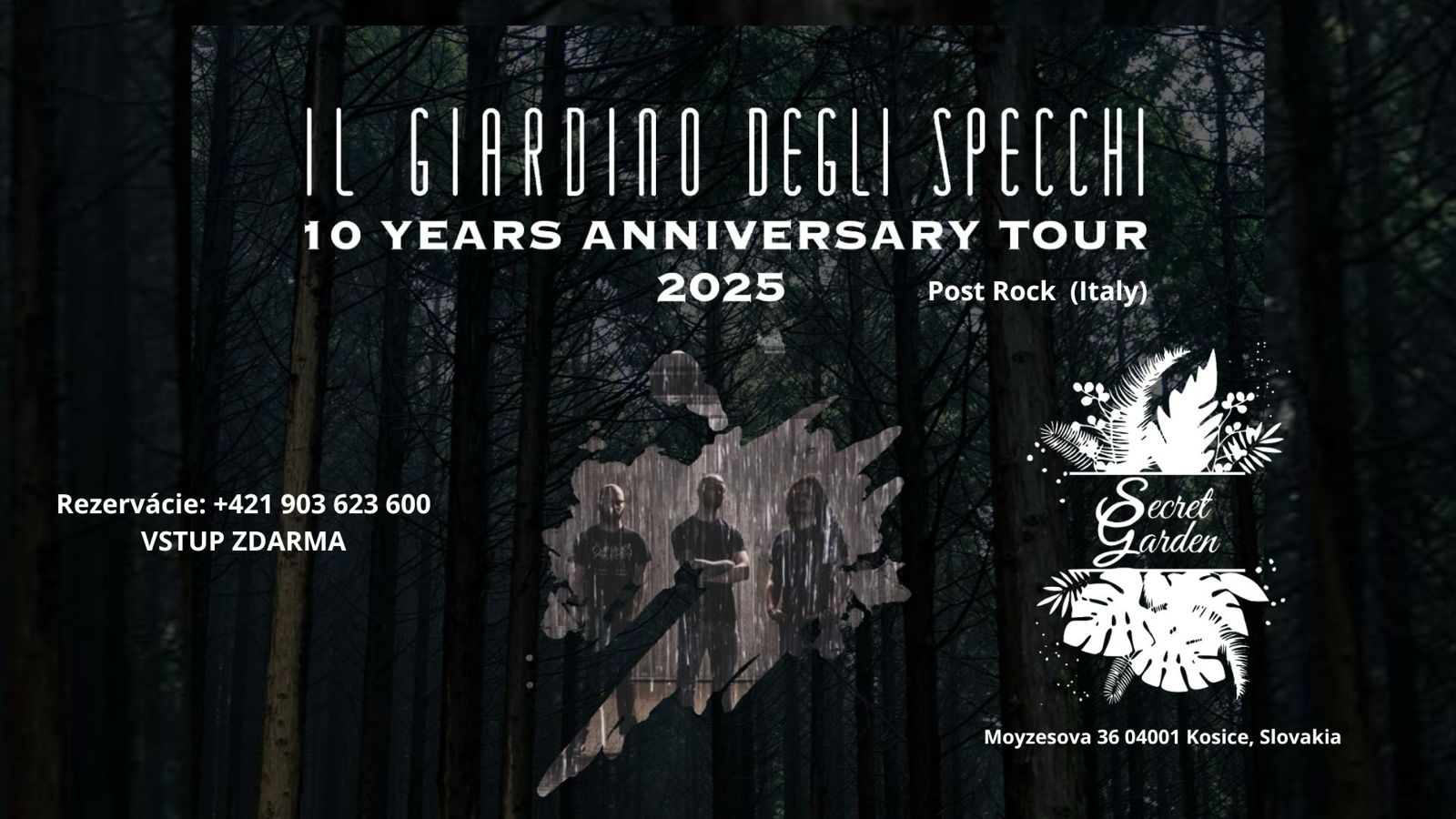 Koncert Il Giardino Degli Specchi (z Talianska) v Košiciach