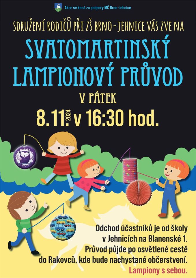 Svatomartinský lampionový průvod 2024