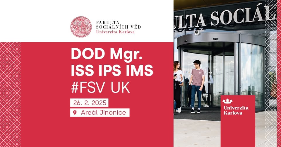 Den otevřených dveří magisterských oborů ISS, IPS a IMS