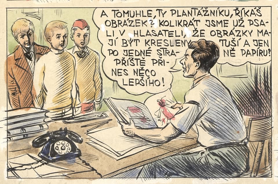 Diskuse o vztahu komiksového scenáristy s kreslířem