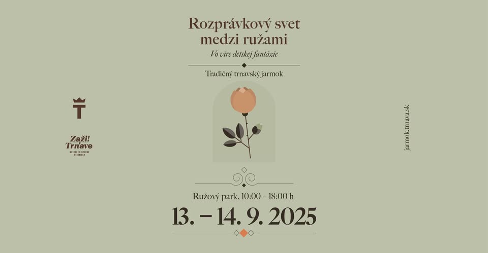 Rozprávkový svet medzi ružami - Tradičný trnavský jarmok 2025