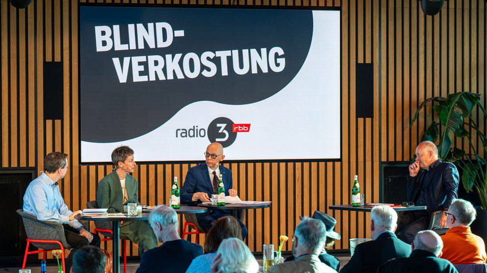Der radio3-Kultursalon: Blindverkostung
