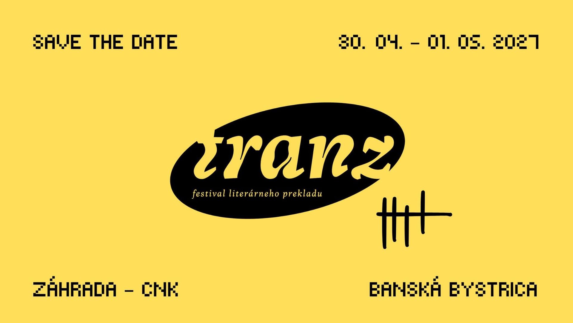 TRANZ 2027 — festival literárneho prekladu
