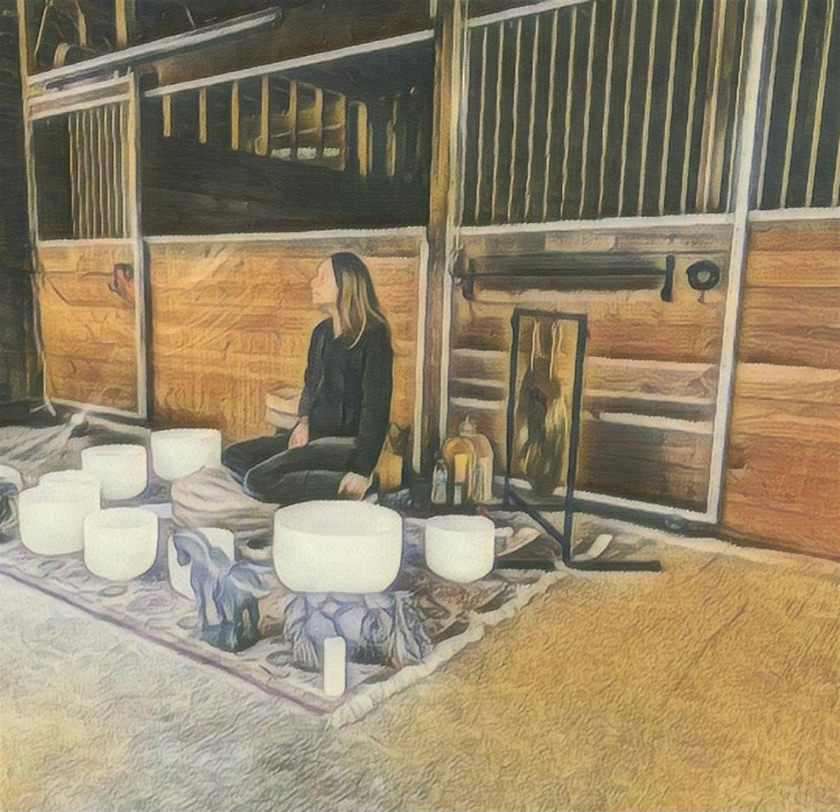 Outdoor Equine Sound Bath Meditation