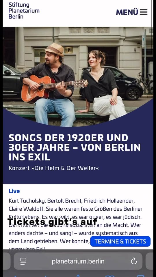 Die Helm & Der Weller / Lieder der 20er und 30er Jahre