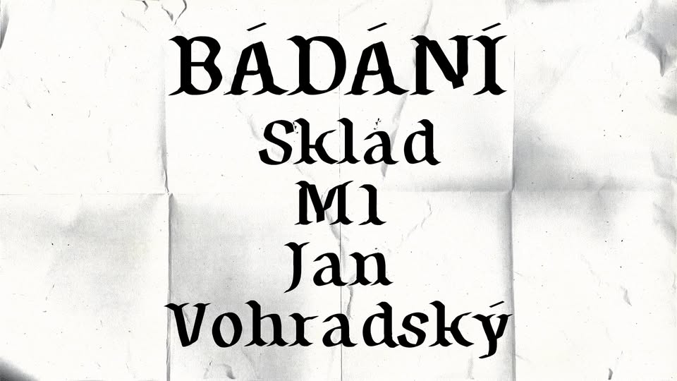 Jan Vohradský - BÁDÁNÍ