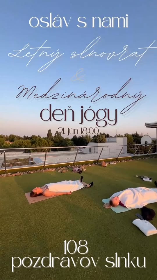 108 pozdravov slnku “na streche” & Medzinárodný deň jógy