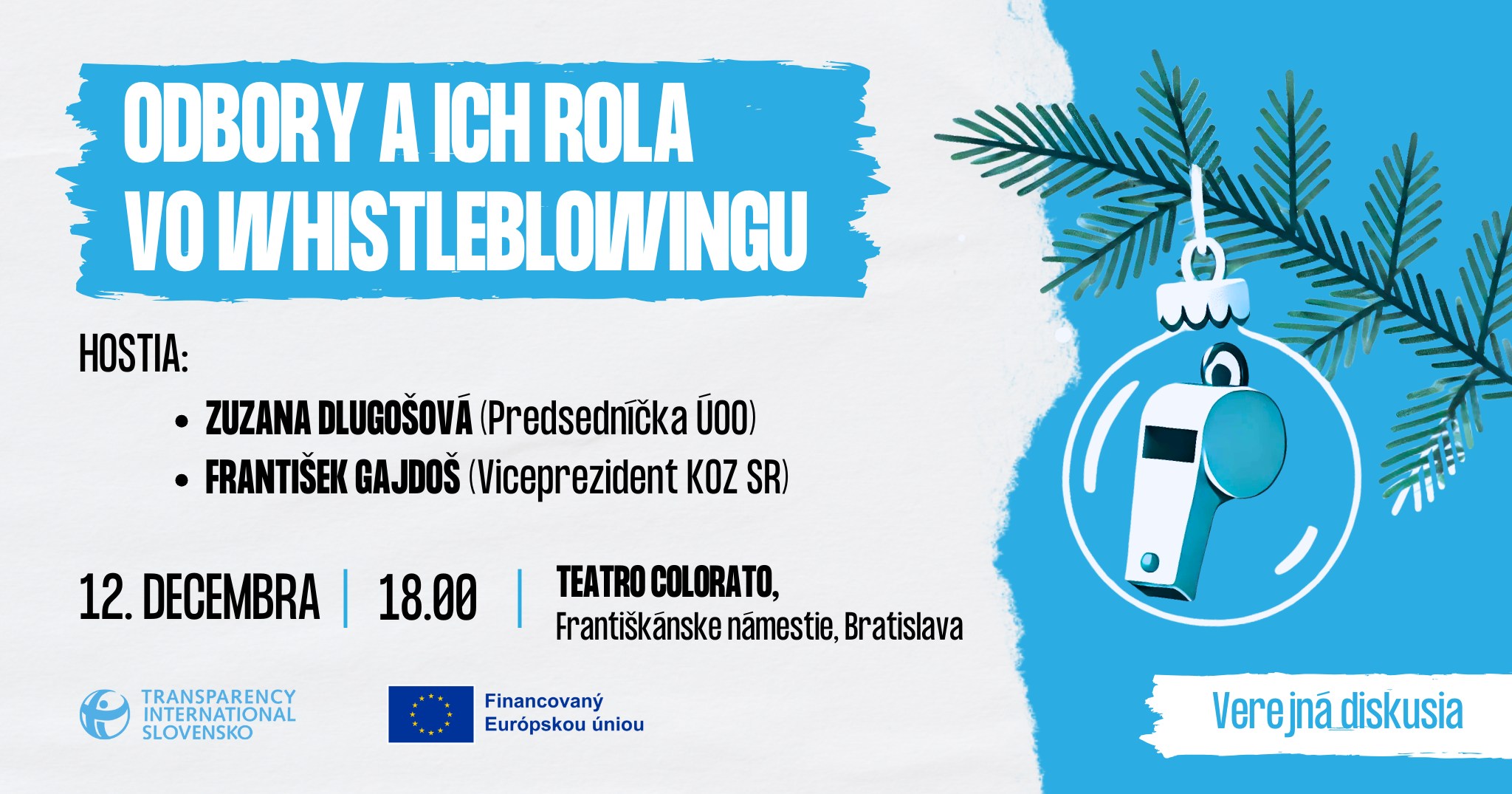 Diskusia: Odbory a ich rola vo whistleblowingu