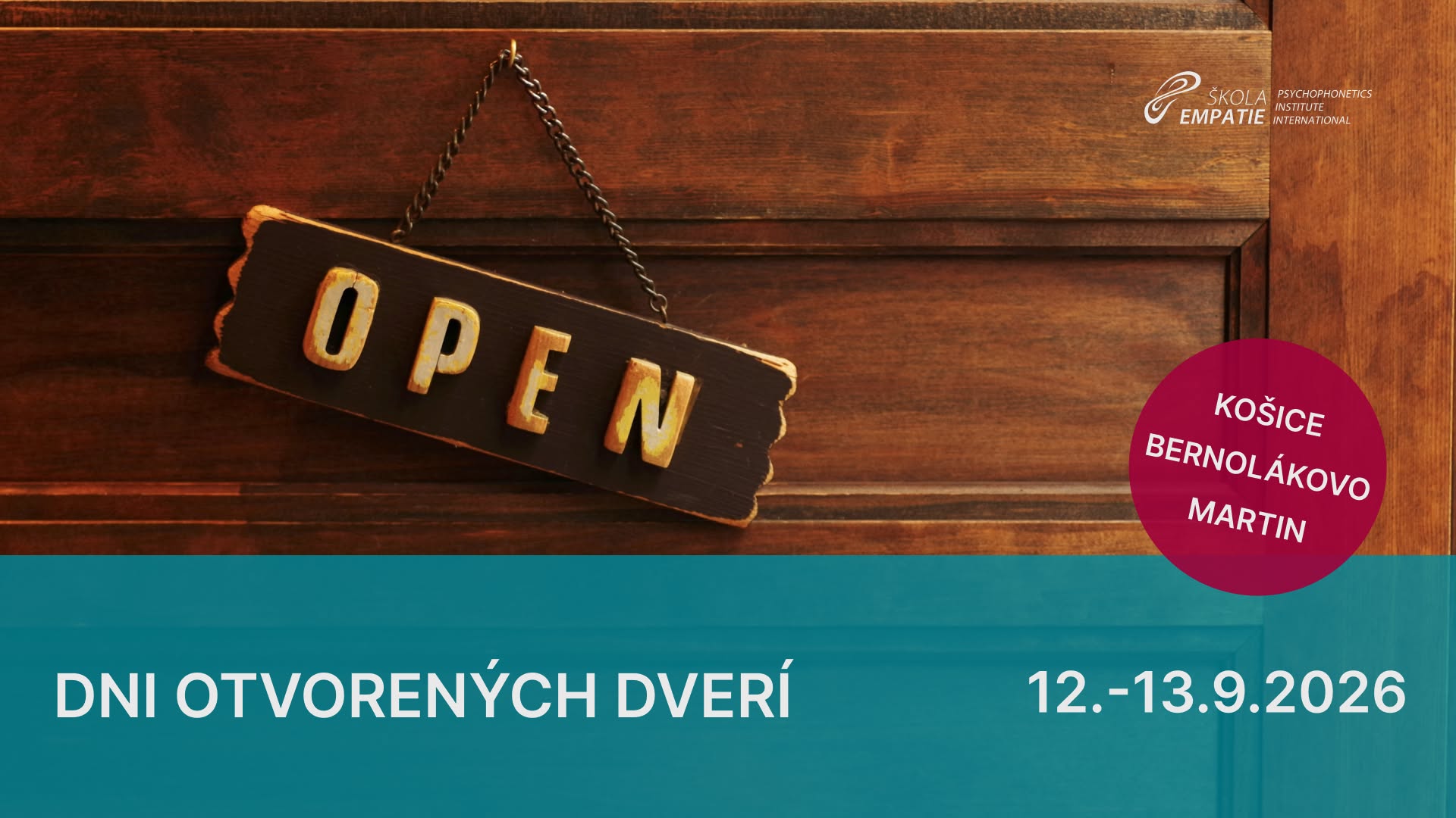 Dni otvorených dverí Školy empatie ŽILINA
