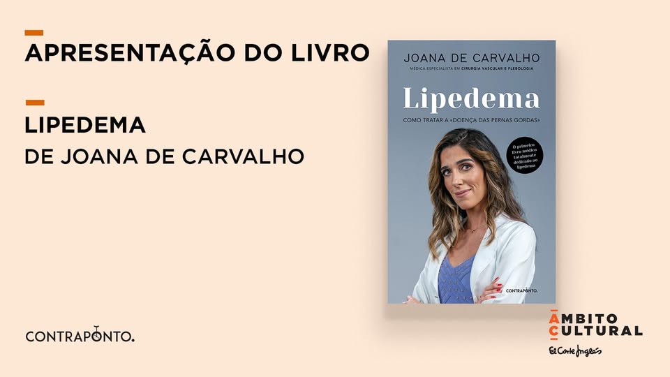 Apresentação do Livro "Lipedema" de Joana de Carvalho