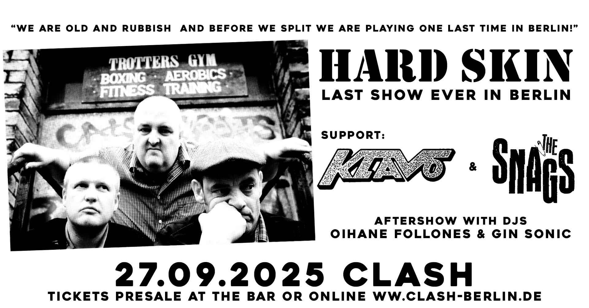 HARD SKIN (last show ever in Berlin!)
