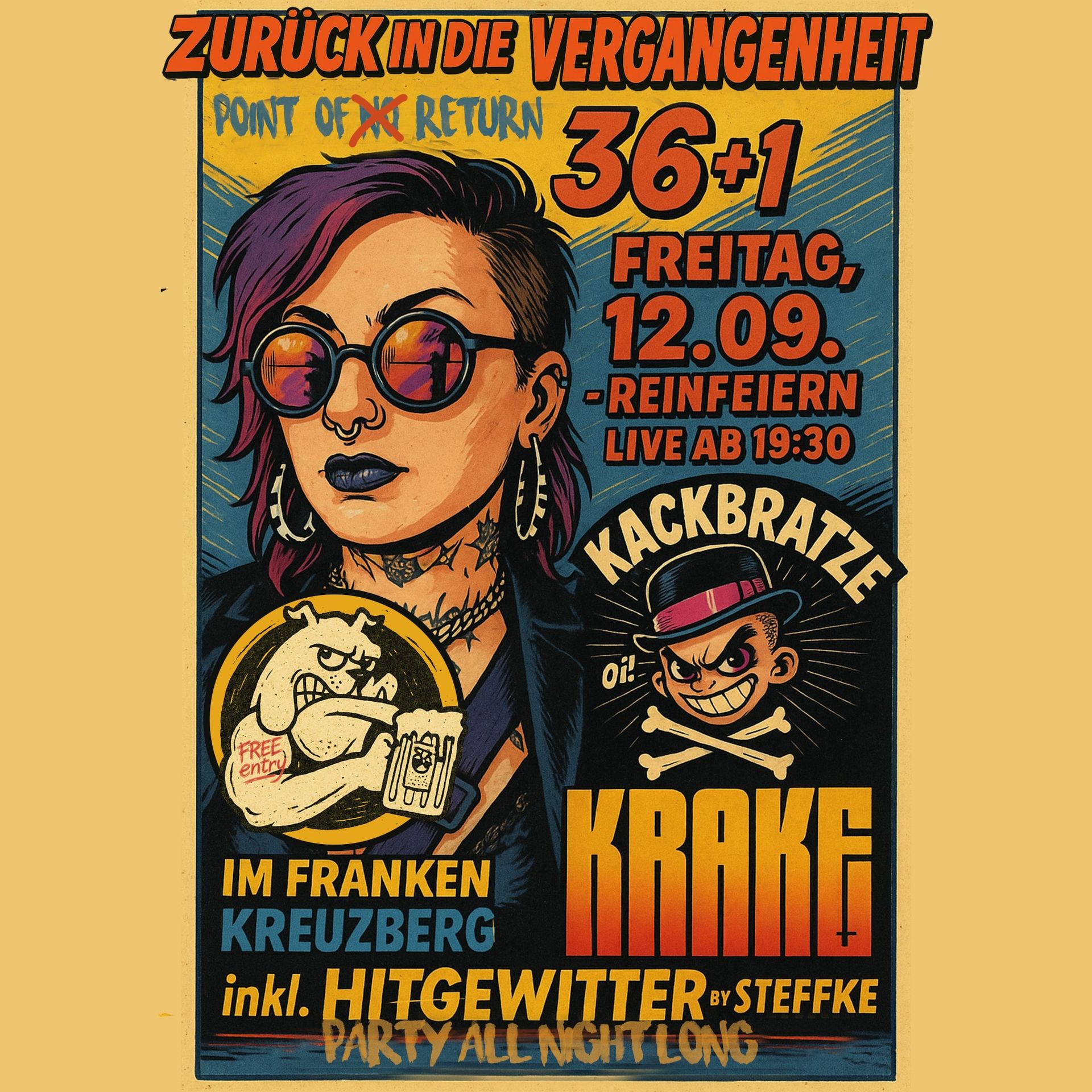 Stäffkes Fät Birthdaybäsh // Live >> Krake & Kackbratze // Aftershow Hitstorm & Free Shots