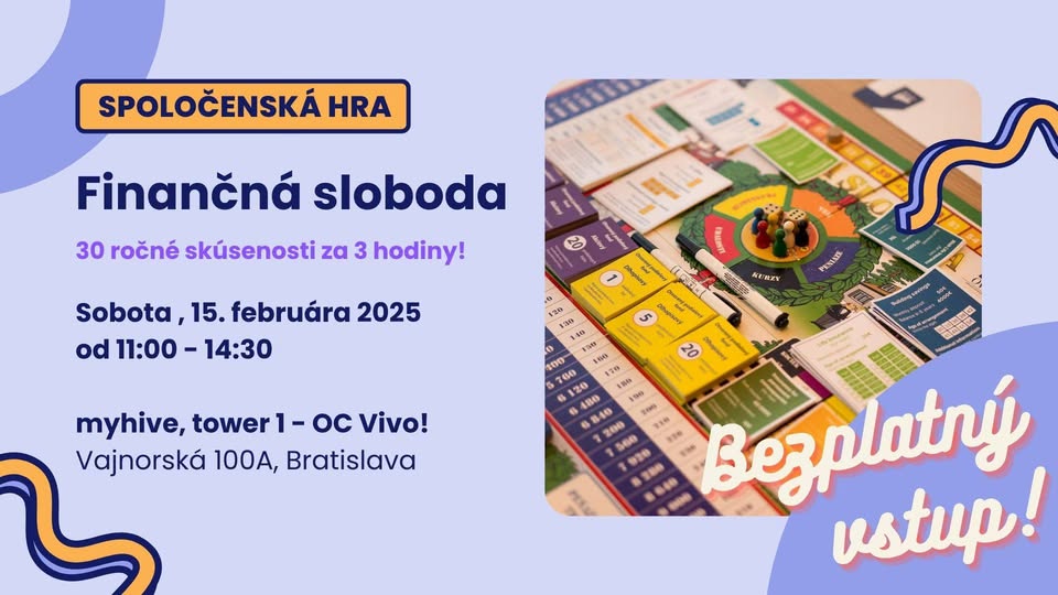 Spoločenská hra Finančná sloboda | Február