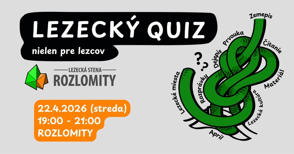 LEZECKÝ QUIZ (nie len pre lezcov)