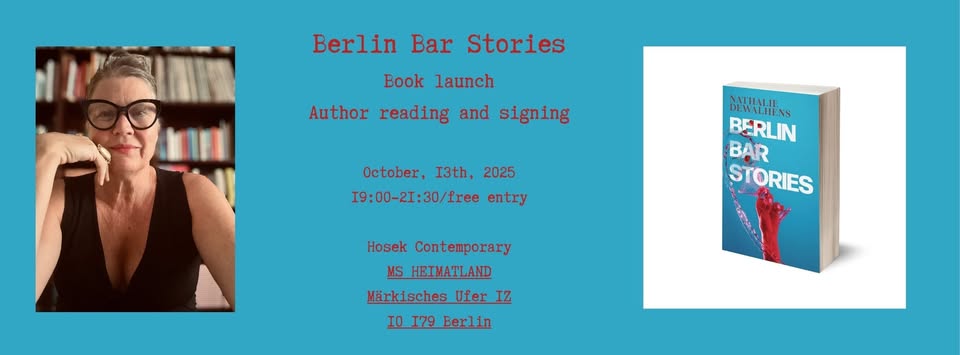 Nathalie Dewalhens - Berlin Bar Stories (book launch)