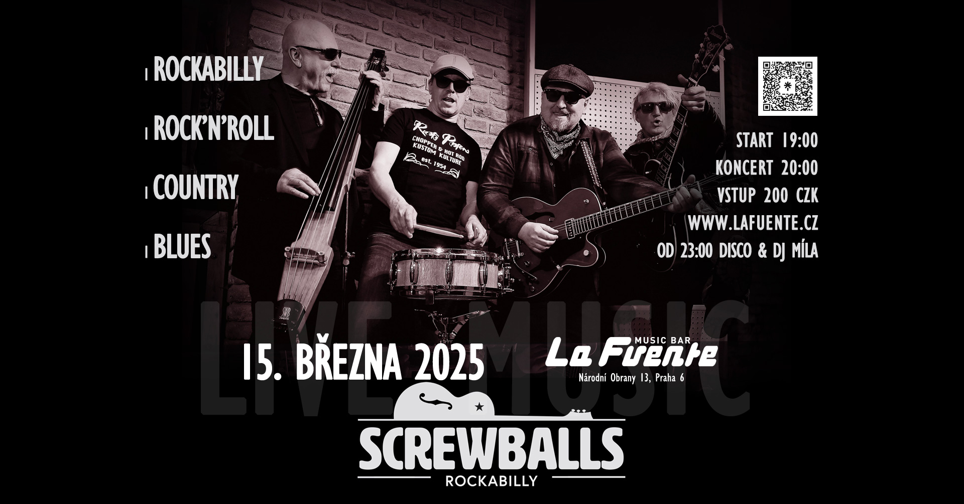 Screwballs Rockabilly 🎶 15.03.2025 🎶 Bar La Fuente