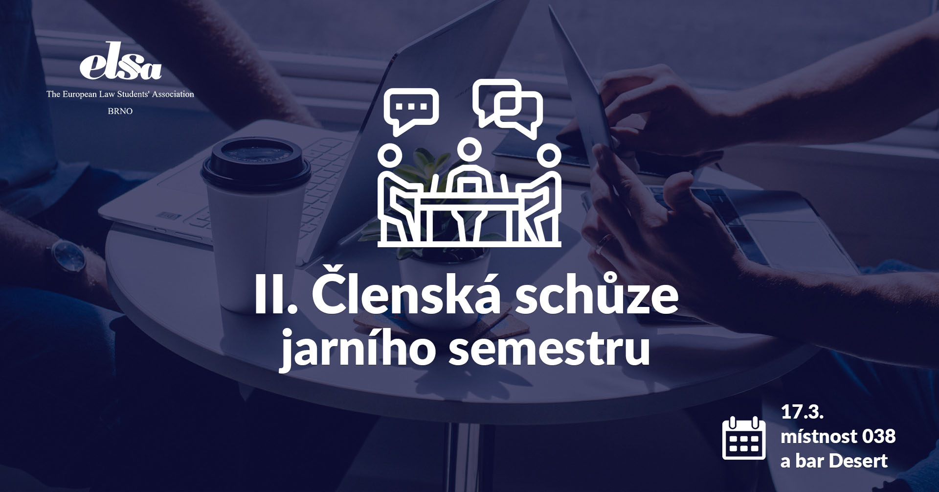 II. Členská schůze ELSA Brno jarního semestru