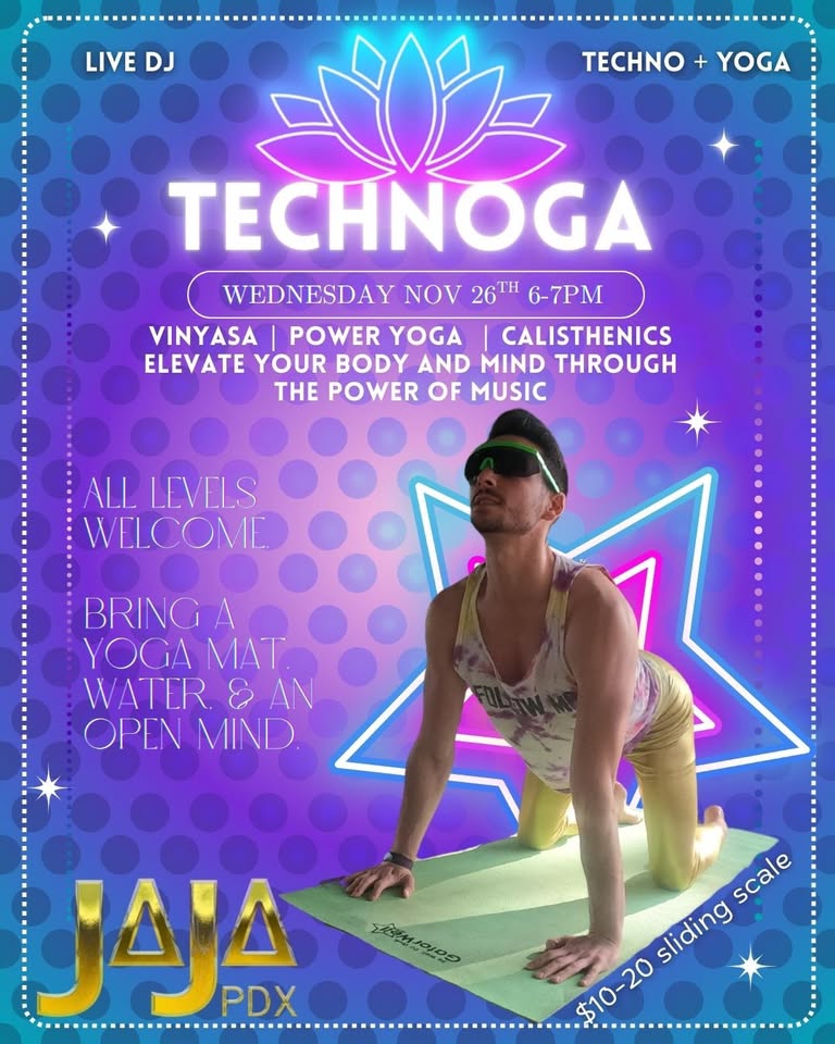 TECHNOGA (Techno + Yoga)