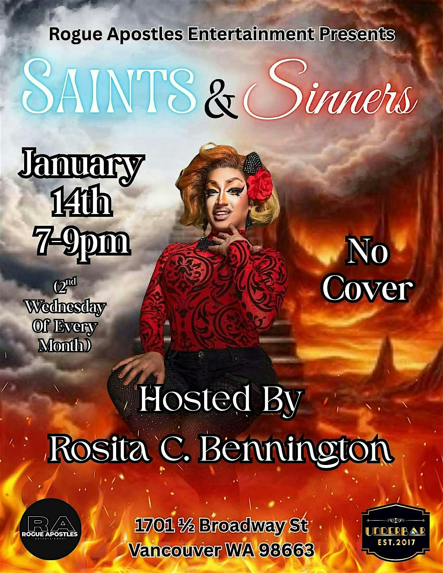 Saints & Sinners Drag Showcase At UnderBar