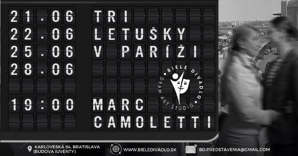 Tri letušky v Paríži (predstavenie, dospelí)