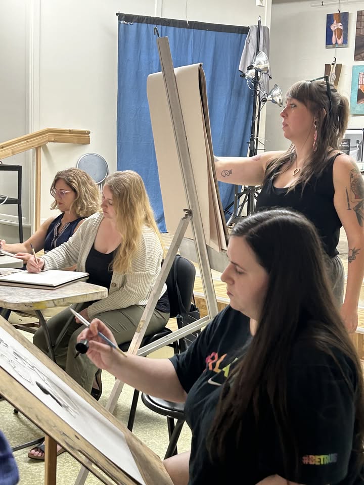 Drink and Draw in PDX:  Figure Drawing Happy Hour