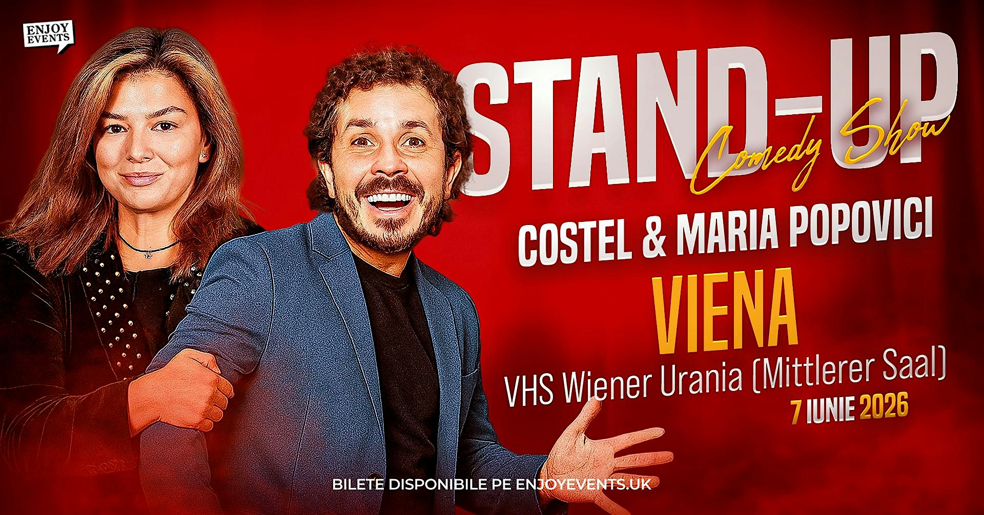 MARIA & COSTEL | VIENA | STAND-UP COMEDY SHOW | 07.06.2026